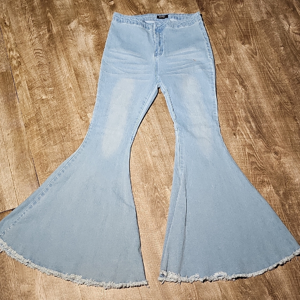 Banjul Sky Blue Flare Jeans
